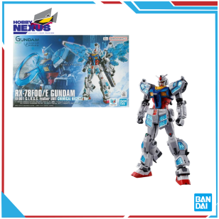 Mô hình lắp ráp - BANDAI - 1/144 RX-78F00/E GUNDAM (EX-001 G.L.R.S.S. Feather UNIT) CHEMICAL RECYCLE Ver. 735843