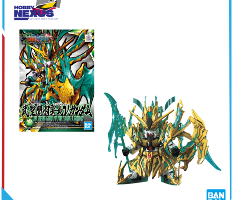 Mô hình lắp ráp Gunpla - BANDAI - SD Sangoku Soletsuden Wu Sheng Guan Yu Nu Gundam 589330