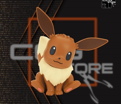 Mô hình lắp ráp Pokemon Plamo Collection - BANDAI - Eevee/Eevui (04 Quick!!)